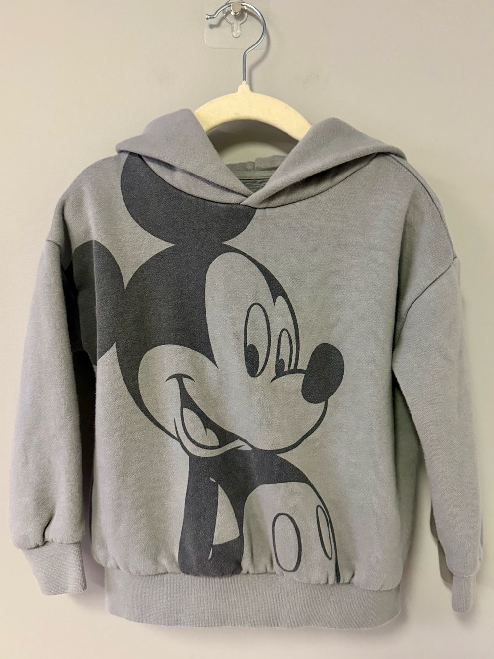 GAP Kids Gray Mickey Mouse Hoodie Sweatshirt